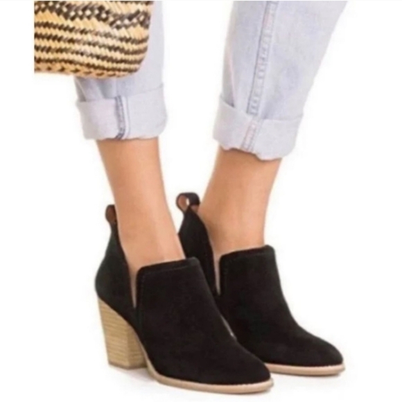 Jeffrey Campbell Rosalee Bootie Black Suede size 9 - Picture 1 of 6
